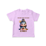 Shambo Shiva Shambo Kids T-Shirt – Devotional Cartoon Print - LILAC - 0-5 Months Old (Chest 17")