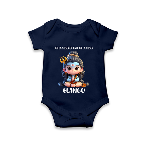 Shambo Shiva Shambo Kids Romper – Devotional Cartoon Print