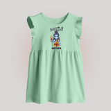 Maha Shivratri Kids Baby Frock – Shiva Festival Special - MINT GREEN - 0 - 3 Months Old (Chest 17")