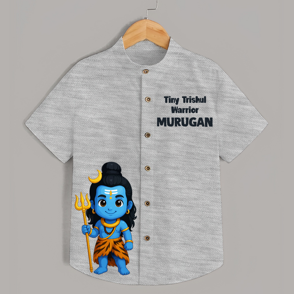 Tiny Trishul Warrior Kids Shirt Shiva Theme Wear