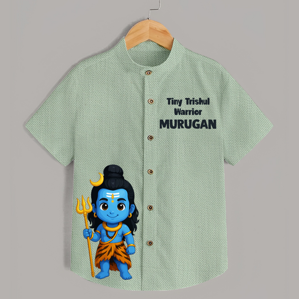 Tiny Trishul Warrior Kids Shirt Shiva Theme Wear