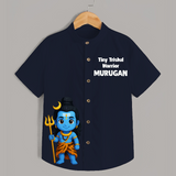 Tiny Trishul Warrior Kids Shirt Shiva Theme Wear