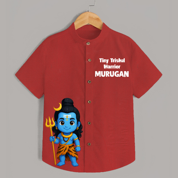 Tiny Trishul Warrior Kids Shirt Shiva Theme Wear
