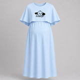 Is It Time Yet? Cute Pregnancy Feeding Maxi Dress