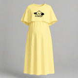 Is It Time Yet? Cute Pregnancy Feeding Maxi Dress