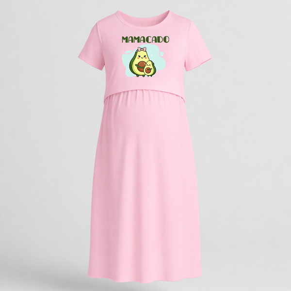Mamacado Cute Printed Pregnancy Maxi Dress