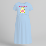 Mamacado Avocado Theme Feeding Maternity Maxi - BABY BLUE - Extra Small (Chest 32")