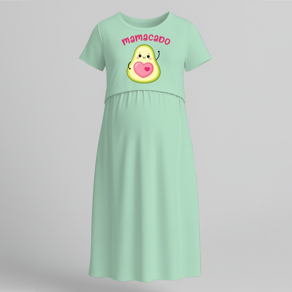 Mamacado Avocado Theme Feeding Maternity Maxi - MINT GREEN - Extra Small (Chest 32")