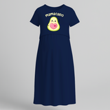 Mamacado Avocado Theme Feeding Maternity Maxi - NAVY BLUE - Extra Small (Chest 32")