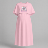 We Are Three Now Penguin Family Maternity Dress