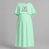 We Are Three Now Penguin Family Maternity Dress