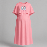 We Are Three Now Penguin Family Maternity Dress
