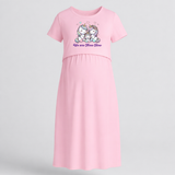 We Are Three Now Penguin Family Maternity Dress