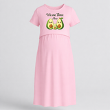 We Are Three Now Avocado Family Maternity Maxi