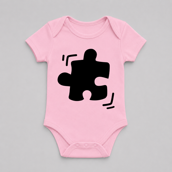 Autism Puzzle Piece Awareness Baby Romper