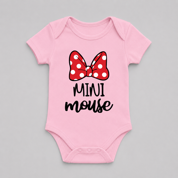 Mini Mouse Bow Style Baby Romper