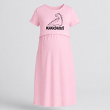 Mamasaurus Printed Maternity Maxi Dress