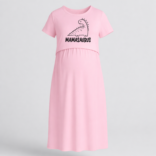 Mamasaurus Printed Maternity Maxi Dress