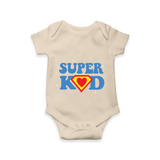 Super Kid Hero Graphic Romper - IVORY - New Born (Chest 14")