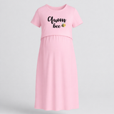 Queen Bee Printed Maternity Feeding Dress