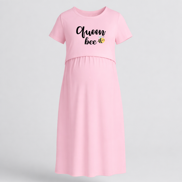 Queen Bee Printed Maternity Feeding Dress