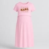 Mama Mama Mama Typography Maternity Maxi
