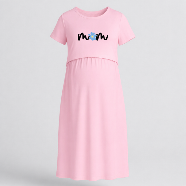 Minimal Mom Floral Printed Maternity Maxi