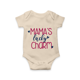 Mama’s Lucky Charm Baby Romper - IVORY - New Born (Chest 14")