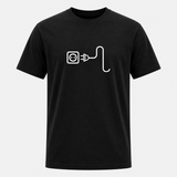 Power Plug Dad T-Shirt