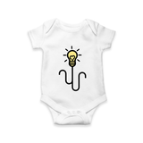 Little Genius Light Bulb Printed Baby Romper