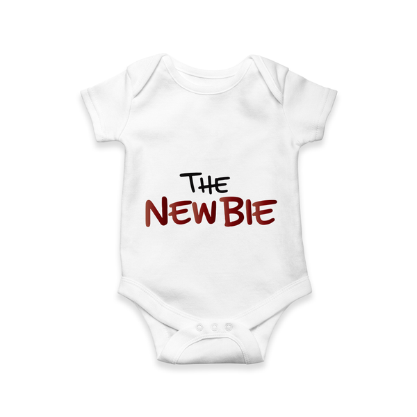 Hello Little Newbie Statement Printed Baby Romper