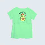 "Mamacado " - Comfort Fit Maternity T-shirt With Prints - MINT GREEN - XS XS(Chest 32")