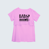 "Baby LoadingÉ.. " - Comfort Fit Maternity T-shirt With Prints - LIGHT PINK - XS XS(Chest 32")