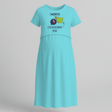 "1 Month"- Comfort Fit Maternity Maxi Dress With Prints