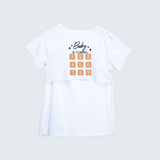 "Baby Is Coming"- Printed Maternity T-shirt - WHITE - XS XS(Chest 32")