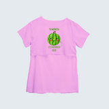 "9 Month - Little Watermelon Inside "- Comfort Fit Maternity T-shirt With Prints - LIGHT PINK - XS XS(Chest 32")