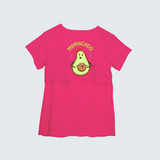 "Mamacado " - Comfort Fit Maternity T-shirt With Prints - PINK - XS XS(Chest 32")