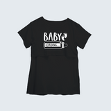 "Baby LoadingÉ.. " - Comfort Fit Maternity T-shirt With Prints - BLACK - XS XS(Chest 32")