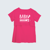 "Baby LoadingÉ.. " - Comfort Fit Maternity T-shirt With Prints - PINK - XS XS(Chest 32")