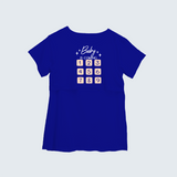 "Baby Is Coming"- Printed Maternity T-shirt - ROYAL BLUE - XS XS(Chest 32")