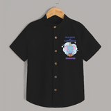 100 Days of Happiness Shirt | Custom Baby Shirt for 100 Days Celebration - BLACK - 0 - 6 Months Old (Chest 23")