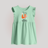 I Can’t Keep Calm I Am 200 Days Old Baby Frock | Personalized Baby Frock for 200 Days - MINT GREEN - 0 - 3 Months Old (Chest 17")