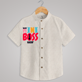 "Mini boss" - Quirky Casual shirt with customised name