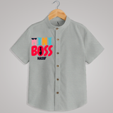 "Mini boss" - Quirky Casual shirt with customised name