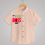 "Mini boss" - Quirky Casual shirt with customised name