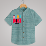 "Mini boss" - Quirky Casual shirt with customised name