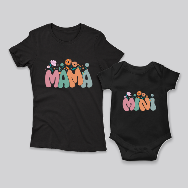 Forever Your Mini - Mother's Day Twinning Combo T-Shirt With Romper