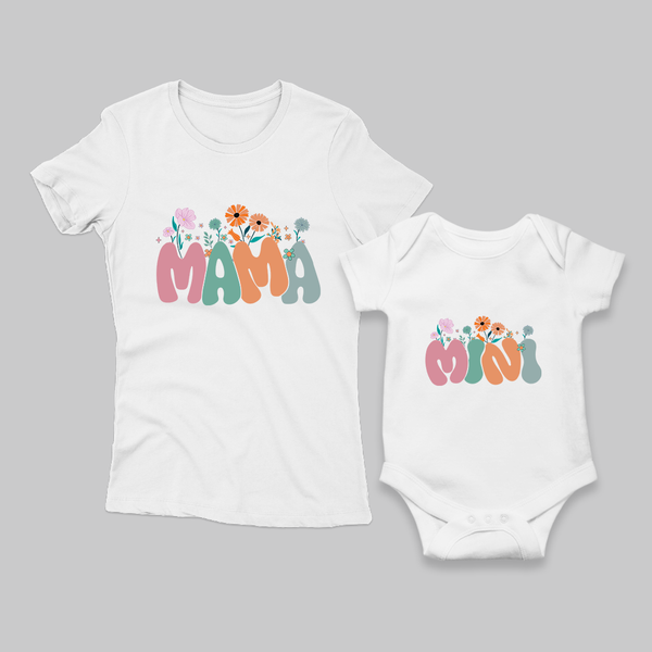 Forever Your Mini - Mother's Day Twinning Combo T-Shirt With Romper