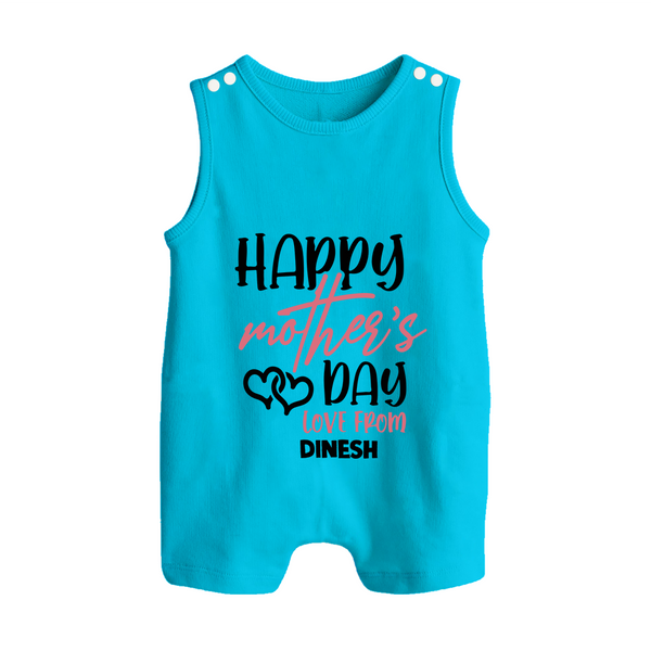 Happy Mother's Day - Celebration With Our Customized Romper Suit With Name - ROYAL BLUE - 0 - 5 Months Old (Chest 18")
