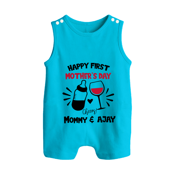 Happy Mother's Day - A Day of Joy & Blessings With Our Customized Romper Suit With Name - ROYAL BLUE - 0 - 5 Months Old (Chest 18")